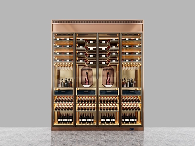 Wine Cabinet Red Wine Cabinet Constant Temperature Wine Cabinet Metal Wine Cabinet Custom Wine Cabinet Red Wine 3d model