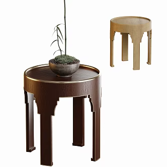 New Chinese-style corner a few sides a few 3d model