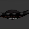 Black And Orange Protective Work Glove With Ergonomic Design For Daily Use