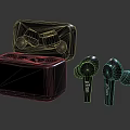 pTron True Wireless Earbuds With Black Charging Case And Modern Compact Design