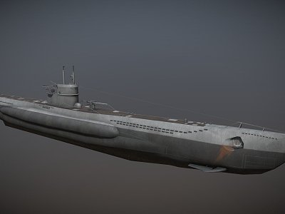 Weapon Submarine model