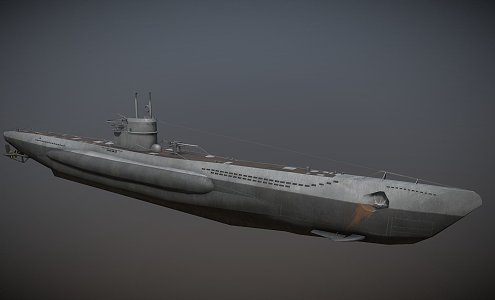 Weapon Submarine 3d model