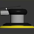 Professional Polishing Machine With Black Top Yellow Label And Multi colored Base