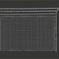 Transparent Multiple Panel Partition Screen With Acrylic Panels For Space Dividing