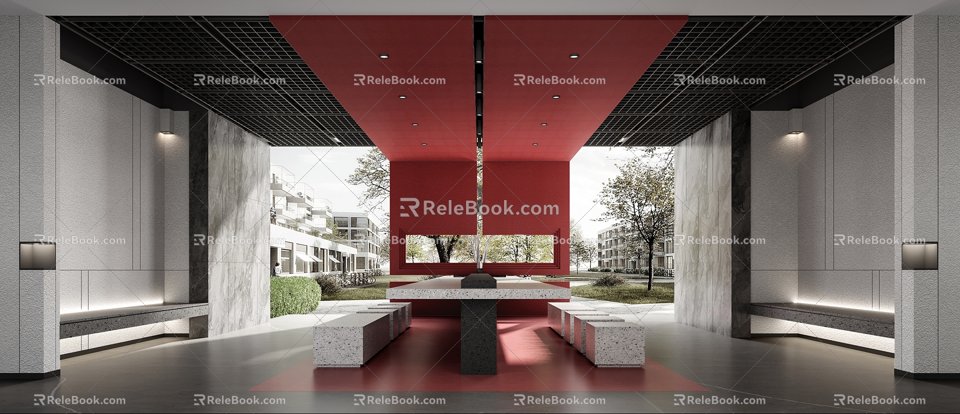 Leisure area 3d model