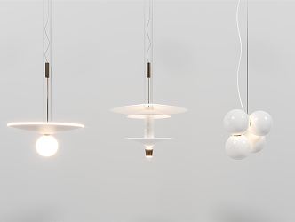 Modern chandelier 3d model