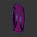 Stylish Purple Textured Handbag With Pink Interior And Double Handles Design