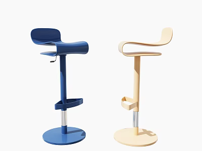 Modern Bar Chair Bar Chair Combination 3d model