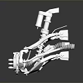 White Automotive Mechanical Suspension System Component with Spring Bracket Structure