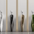 Modern Wall Mounted Urinals in White Black Beige and Green for Contemporary Bathroom Design