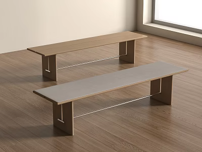 Maurice modern bench 3d model