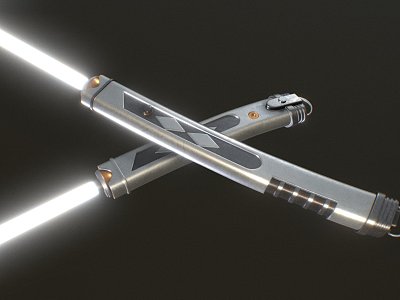 Rebel Lightsaber model