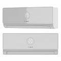 BOSCH Modern White Air Conditioners Featuring 20 Degree Digital Display and Sleek Design
