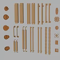 Cabinet Door Handle Cabinet Door Handle Metal Handle Crystal Handle Round Handle Round Handle 3d model