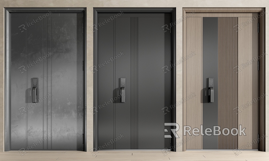 Modern security door entry door security door model