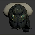 Female Fantasy Character Creature 3D Model With Braided Hairstyle And Pointed Ears