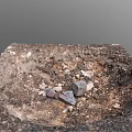 Natural Soil Surface With Mixed Stones And Small Rocks 3d model