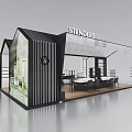 Stenders Modern Showroom Interior With Open Layout Display Shelves And Green Plant
