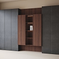 Modern bookcase 3d model