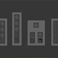 Industrial Metal Frame Equipment With Multiple Layers And Various Colored Modules