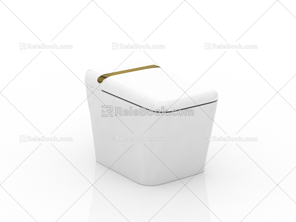 Modern Smart Toilet Smart Toilet 3d model