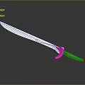 Elegant Handcrafted Traditional Weapon With Silver Blade And Wooden Handle Design