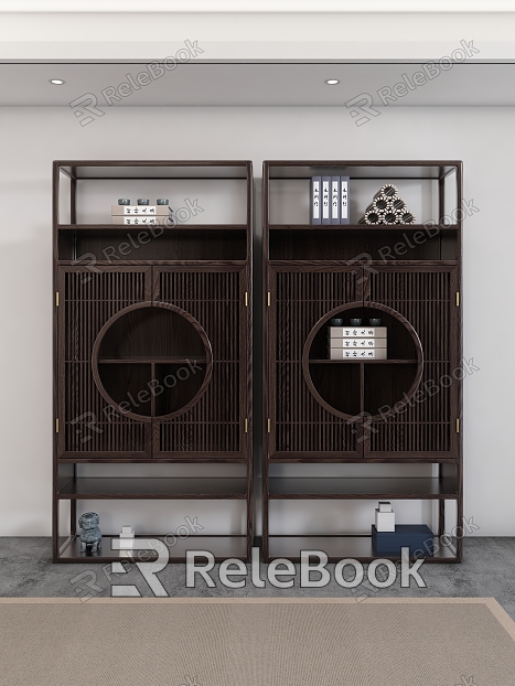 New Chinese Antique Rack model