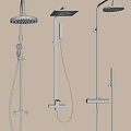 Shower combination 3d model