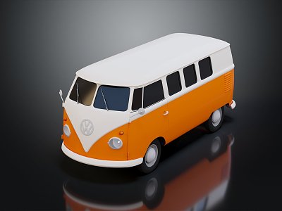 modern bus 3d model