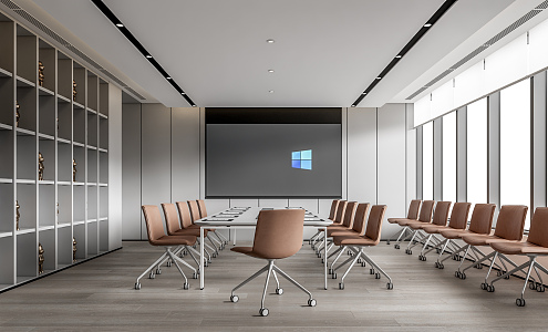 Modern Meeting Room Meeting Table and Chair 3d model