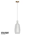 Modern Transparent Glass Pendant Light With Sleek Cylindrical Design For Interior Spaces