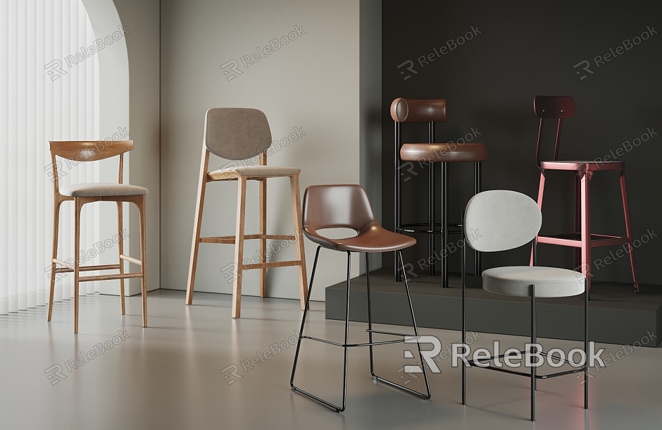 Modern Bar Chair model