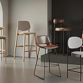 Modern Bar Stools With Various Styles Wooden Metal Frames And Neutral Color Seats