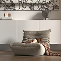 Modern Lazy Sofa Modern Caterpillar Lazy Sofa 3d model