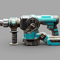 Cordless Electric Drill With Battery Powered Design And Ergonomic Handle Grip 3d model