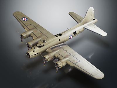 Modern Bomber World War II Bomber 3d model