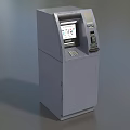 Commercial ATM Machine With Touch Screen Keypad And Card Slot For Business Use