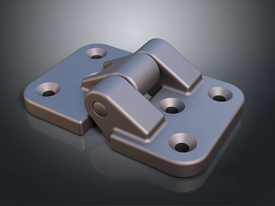 Sturdy Precision Metal Hinge for Foldable Smartphone Digital Devices 3d model