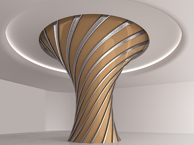 Modern Column 3d model