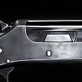 Detailed Classic Shotgun With Wooden Stock And Shiny Metal Barrel View