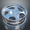 Chrome Plated Alloy Car Wheel Rim With Stylish Hole Design For Automotive Parts