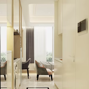 Modern Apartment Model Room 3d model