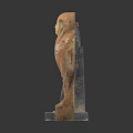 Three Ancient Egyptian Sculptures Featuring Human Shaped Carvings And Intricate Details