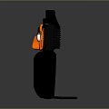 Powerful PELEX Heavy Duty Chainsaw With Orange And Black Design