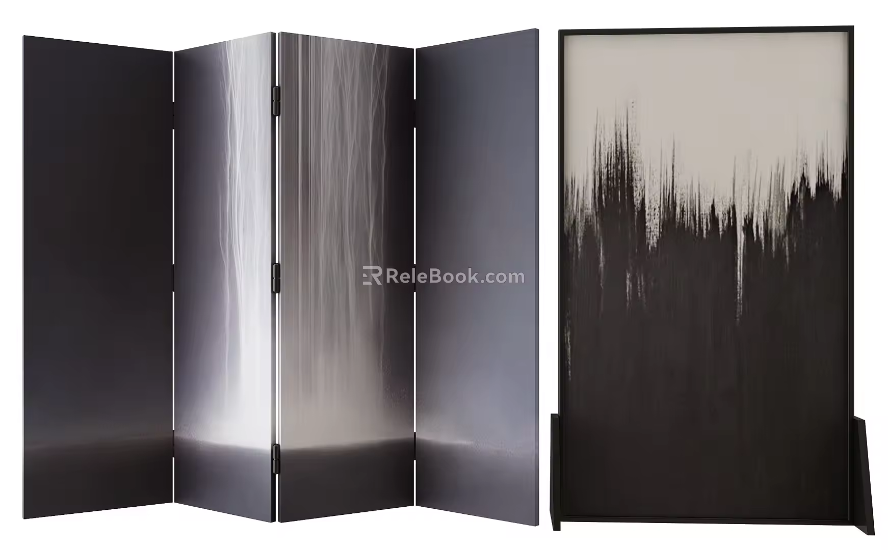 Middle Ancient Screen 3d model