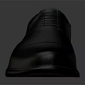 Gray Leather Lace Up Formal Shoes With Classic Business Design Style