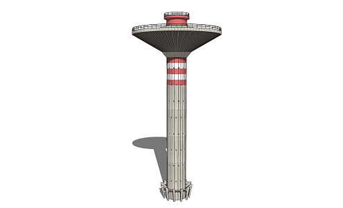 Modern Water Tower Water Tower Water Tank Water Tank High Tower 3d model