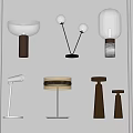 Table Lamp Combination Metal Table Lamp Light Luxury Table Lamp Floor Table Lamp Art Table Lamp Simple Fashion Table Lamp 3d model