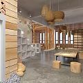 Art Studio Art Classroom 3d model