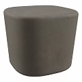 Concrete Stool with Round Cylindrical Shape and Textured Surface for Modern Home Decor 3d model